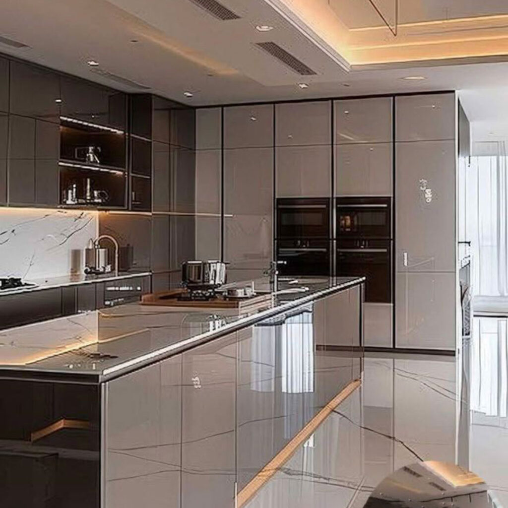 طراحی کابینت آشپزخانه شیک