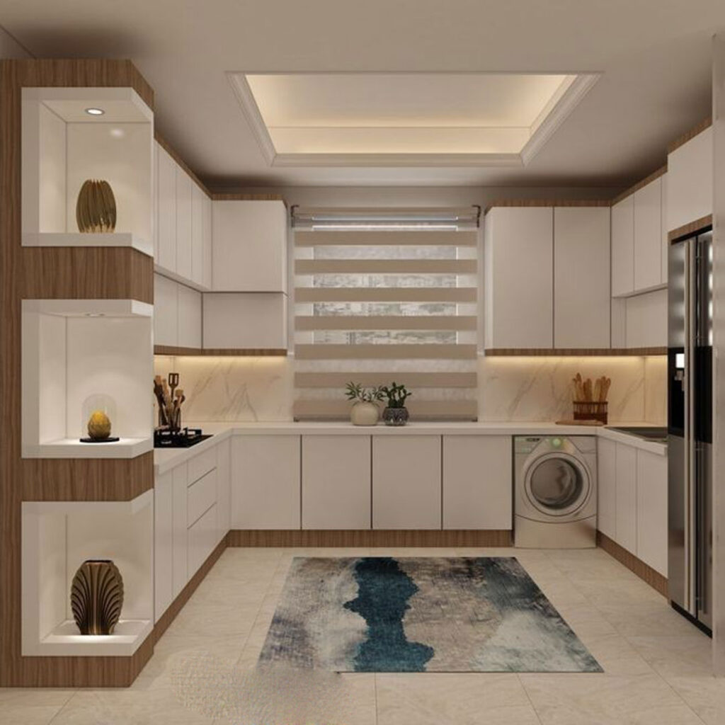 زیباترین طراحی کابینت آشپزخانه کوچک