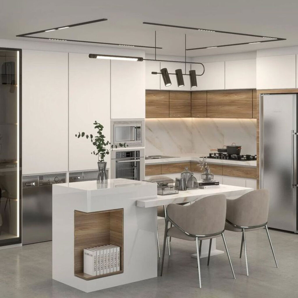 بهترین طراحی کابینت آشپزخانه کوچک