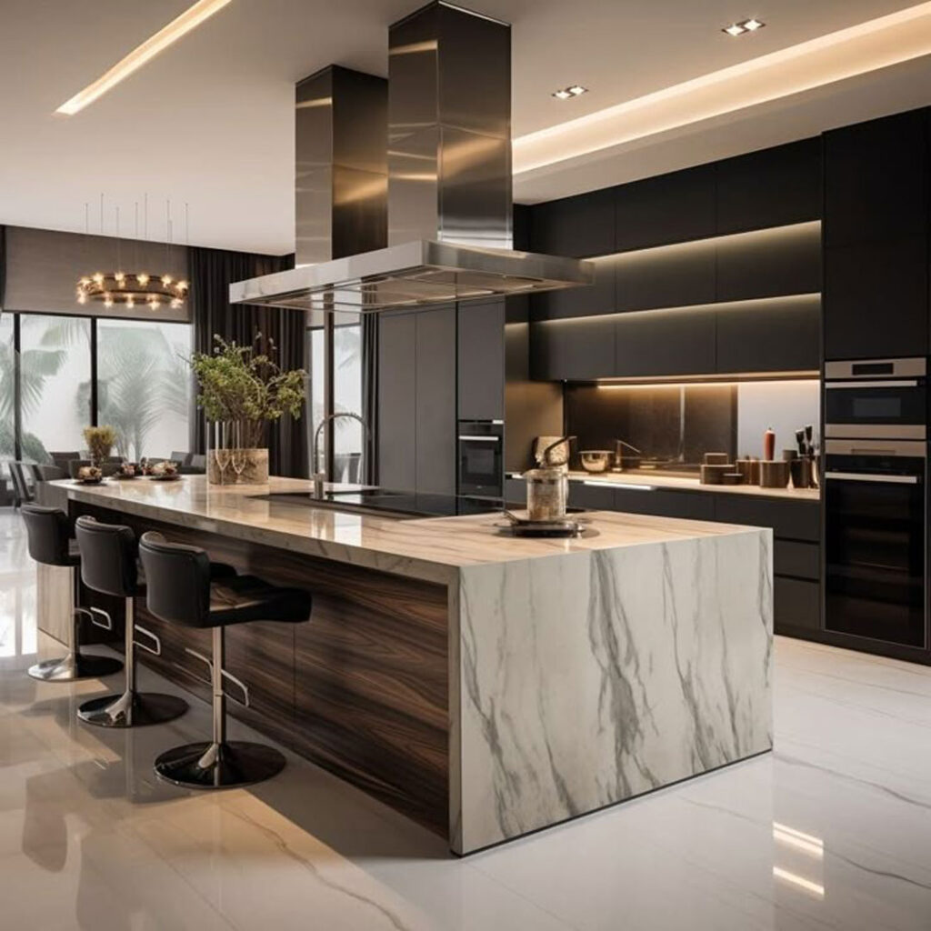 زیباترین طراحی کابینت آشپزخانه