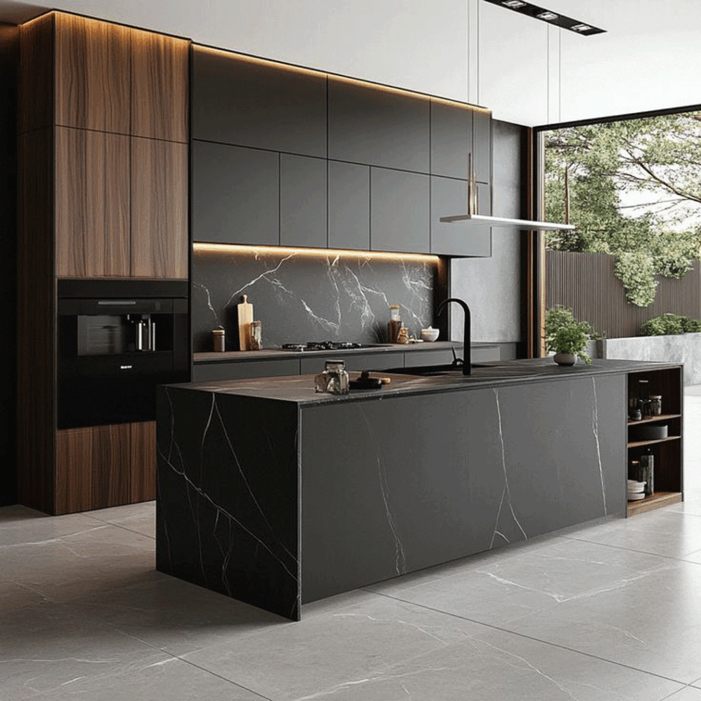 طراحی کابینت آشپزخانه لوکس