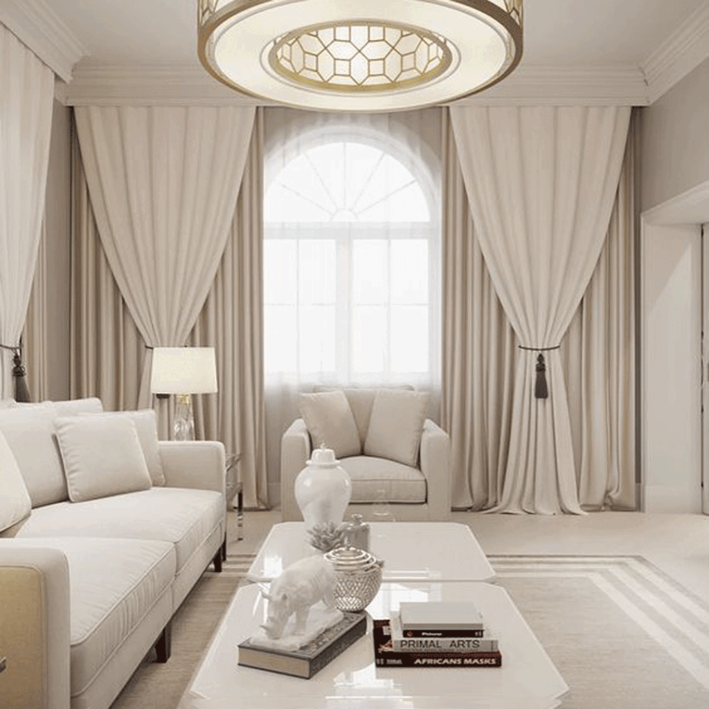 زیباترین طراحی پرده برای نشیمن