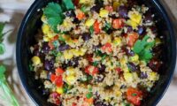 طرز تهیه سالاد کوسکوس و لوبیا سیاه خوشمزه و سالم